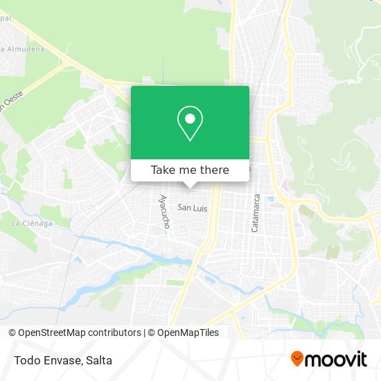 Todo Envase map