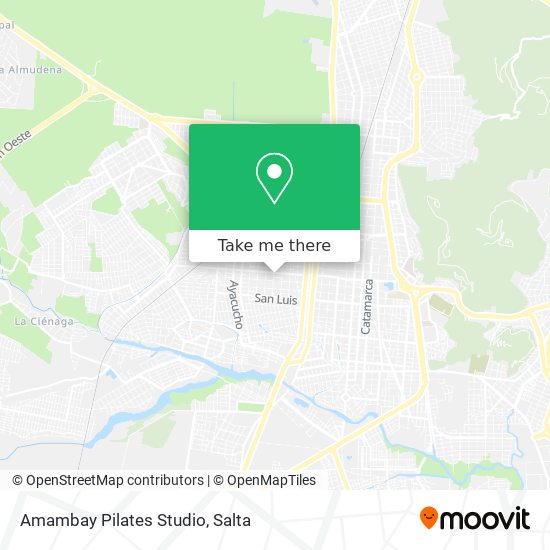 Mapa de Amambay Pilates Studio