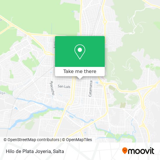 Mapa de Hilo de Plata Joyeria