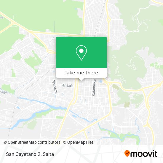 Mapa de San Cayetano 2