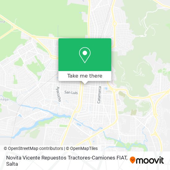 Novita Vicente Repuestos Tractores-Camiones FIAT map