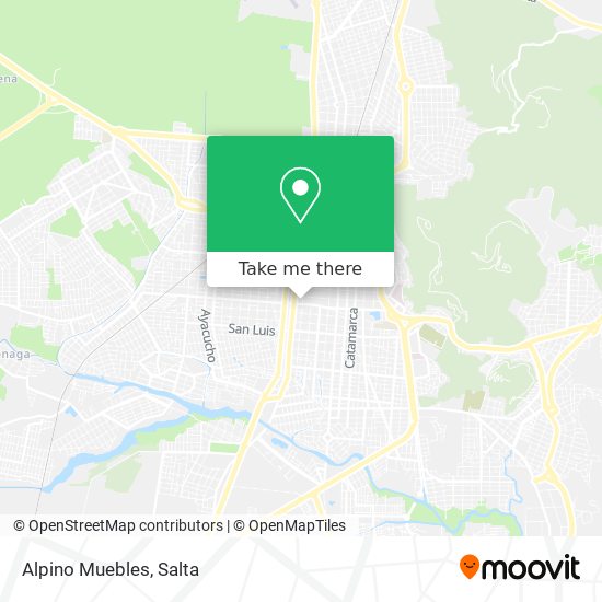 Alpino Muebles map