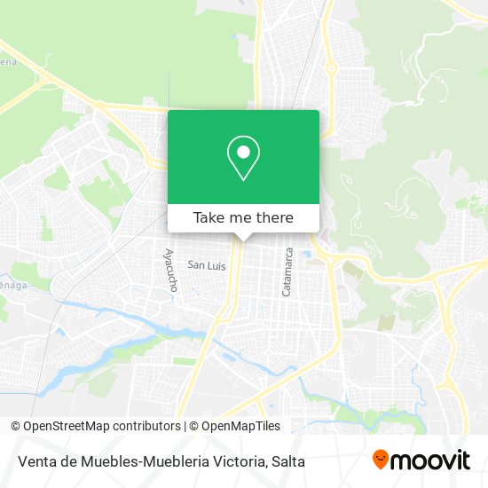 Mapa de Venta de Muebles-Muebleria Victoria