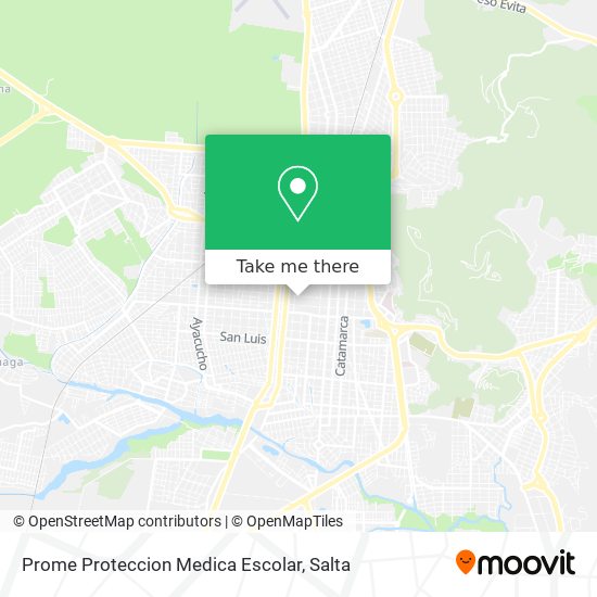 Prome Proteccion Medica Escolar map