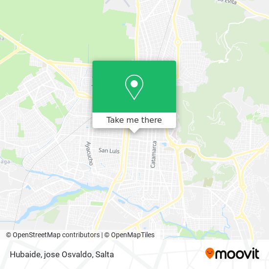 Mapa de Hubaide, jose Osvaldo