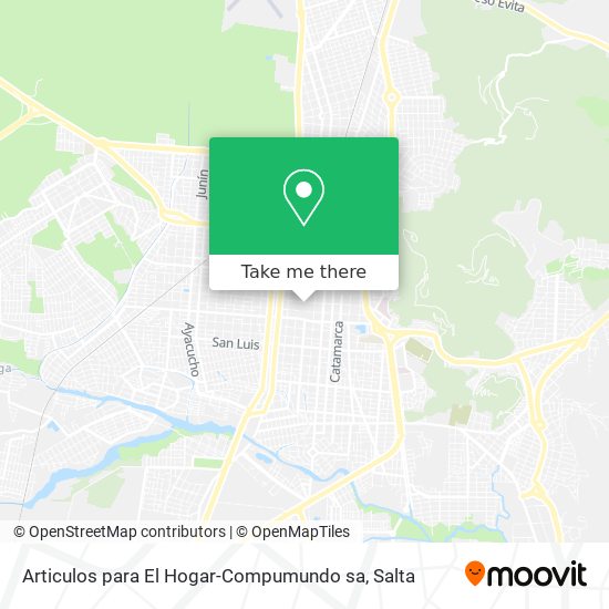 Mapa de Articulos para El Hogar-Compumundo sa