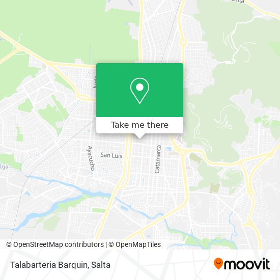 Mapa de Talabarteria Barquin