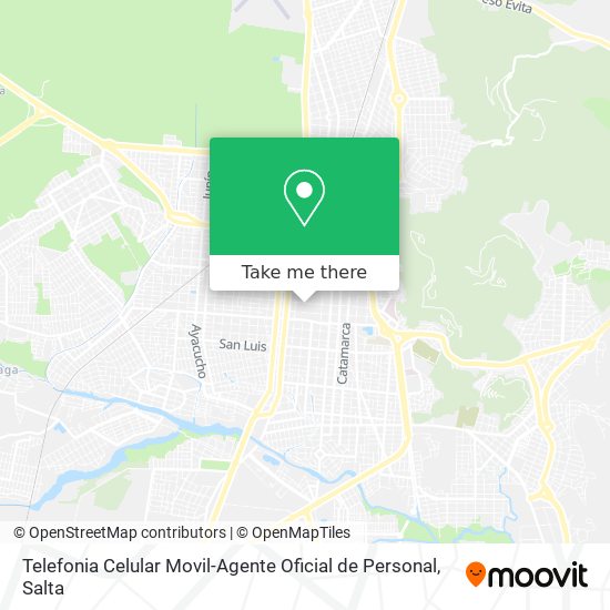 Telefonia Celular Movil-Agente Oficial de Personal map