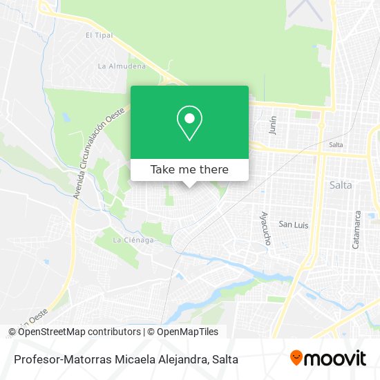 Profesor-Matorras Micaela Alejandra map