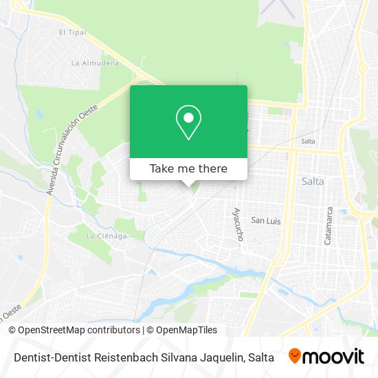 Dentist-Dentist Reistenbach Silvana Jaquelin map