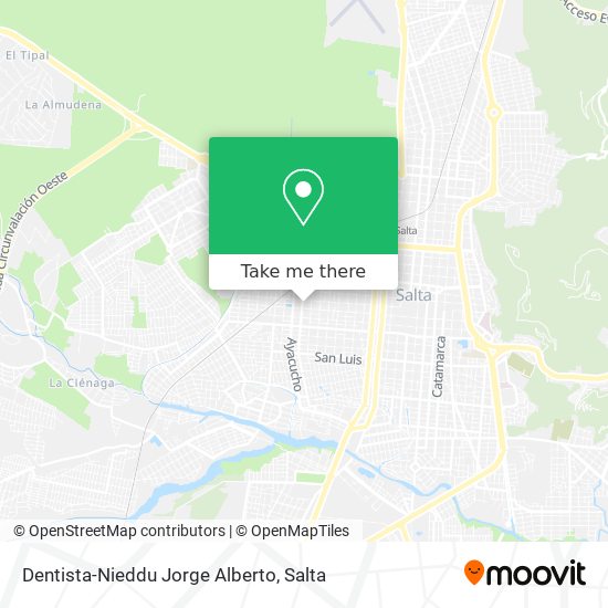 Dentista-Nieddu Jorge Alberto map