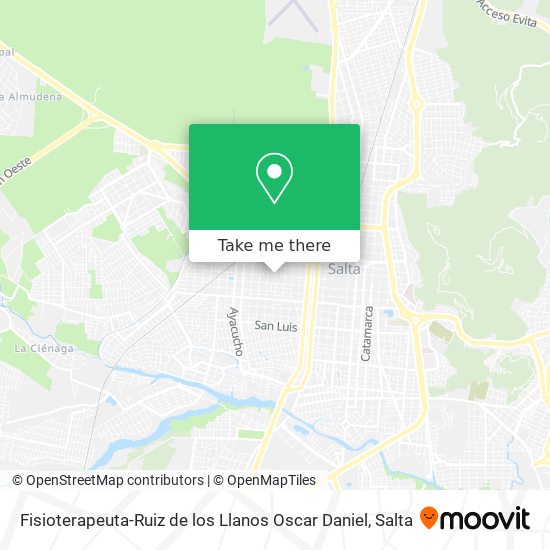 Fisioterapeuta-Ruiz de los Llanos Oscar Daniel map