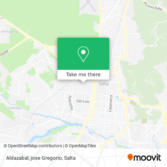 Mapa de Aldazabal, jose Gregorio