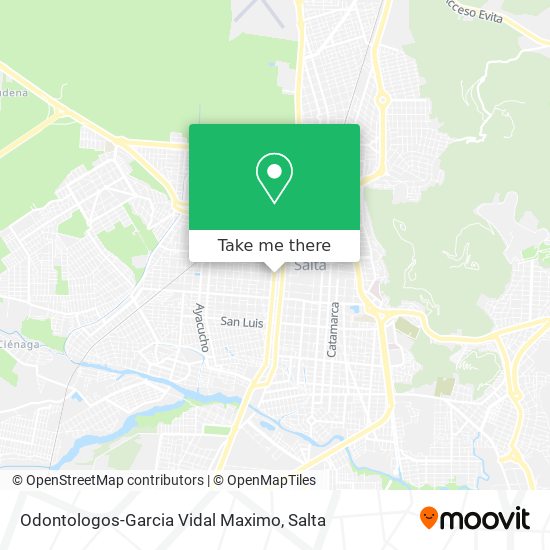 Odontologos-Garcia Vidal Maximo map
