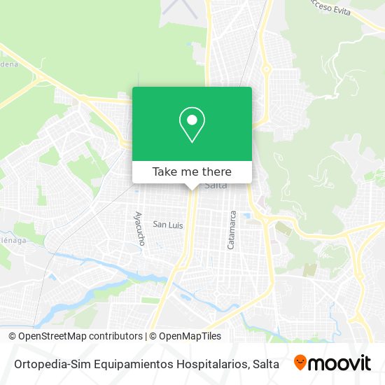 Ortopedia-Sim Equipamientos Hospitalarios map