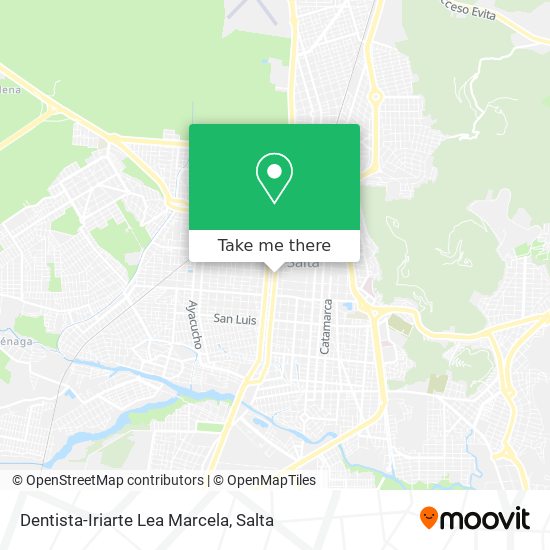 Mapa de Dentista-Iriarte Lea Marcela