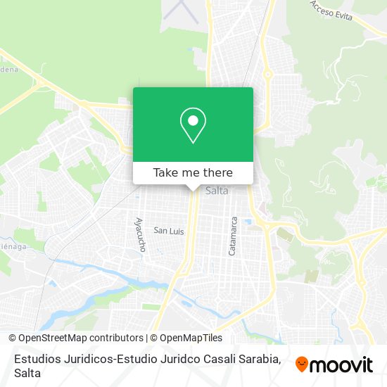 Estudios Juridicos-Estudio Juridco Casali Sarabia map