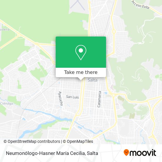 Neumonólogo-Hasner María Cecilia map