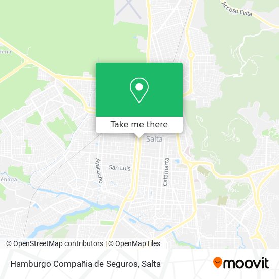 Mapa de Hamburgo Compañia de Seguros