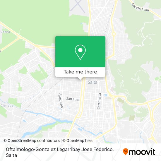 Oftalmologo-Gonzalez Legarribay Jose Federico map