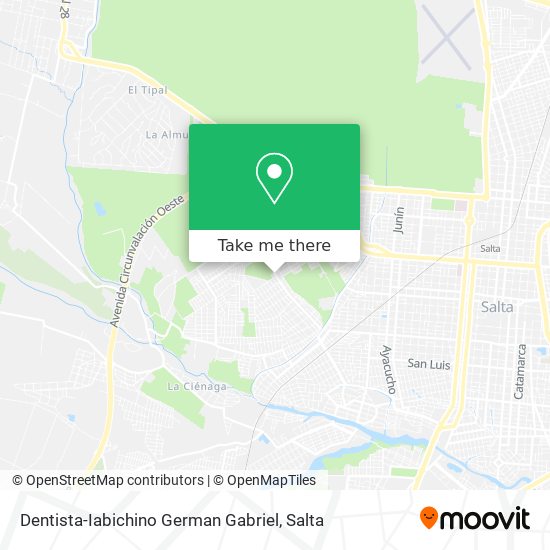 Mapa de Dentista-Iabichino German Gabriel