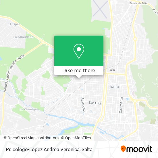 Psicologo-Lopez Andrea Veronica map