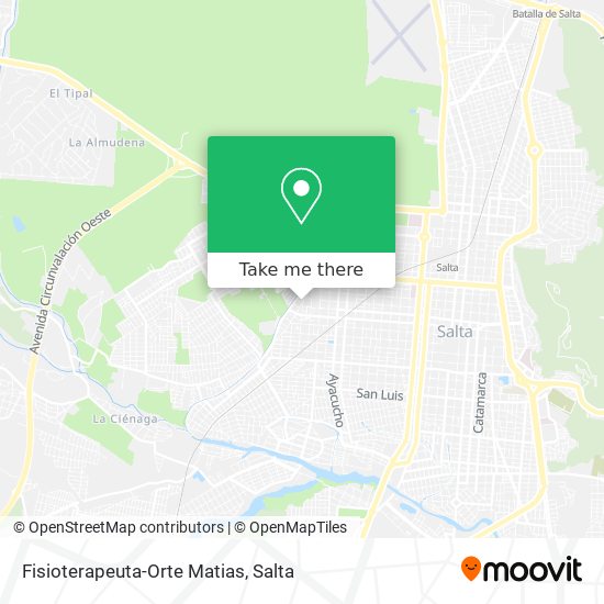 Fisioterapeuta-Orte Matias map