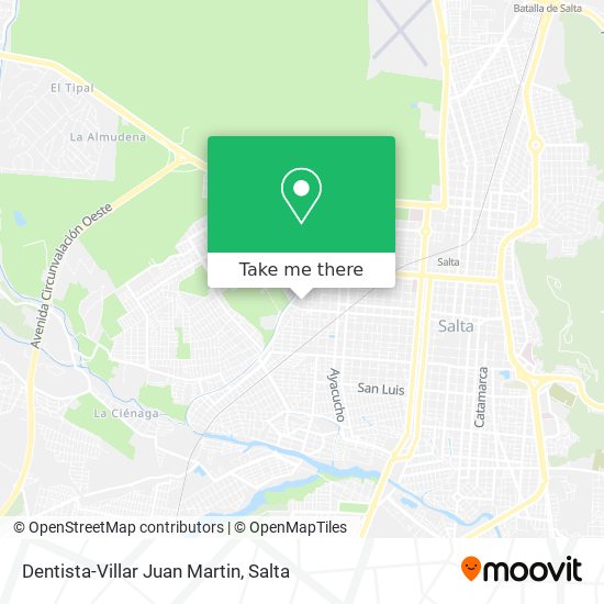 Dentista-Villar Juan Martin map