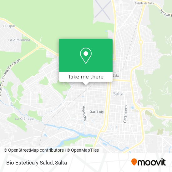 Bio Estetica y Salud map