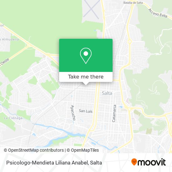 Psicologo-Mendieta Liliana Anabel map