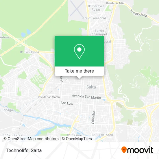 Technolife map