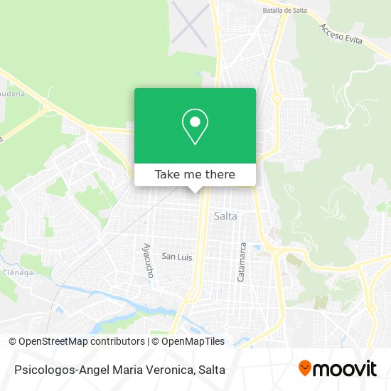 Psicologos-Angel Maria Veronica map