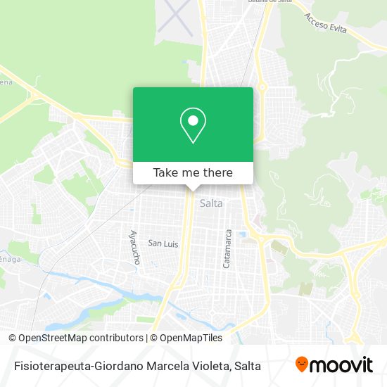 Fisioterapeuta-Giordano Marcela Violeta map