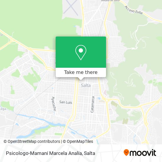 Psicologo-Mamaní Marcela Analía map