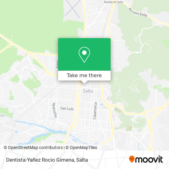 Mapa de Dentista-Yañez Rocio Gimena