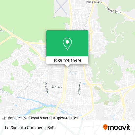 Mapa de La Caserita-Carnicería