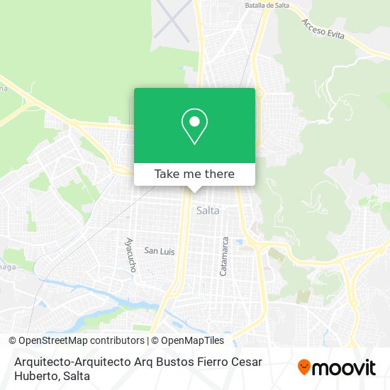 Arquitecto-Arquitecto Arq Bustos Fierro Cesar Huberto map