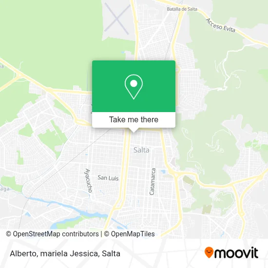 Alberto, mariela Jessica map