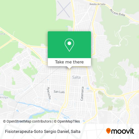 Mapa de Fisioterapeuta-Soto Sergio Daniel