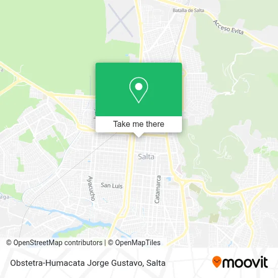 Obstetra-Humacata Jorge Gustavo map