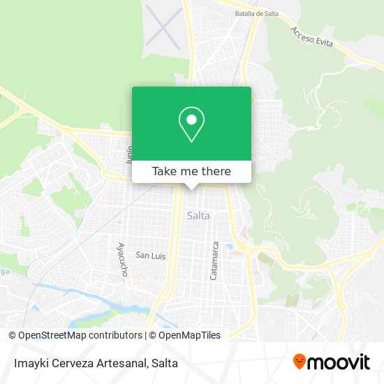 Imayki Cerveza Artesanal map