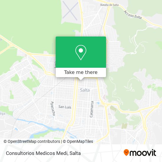 Mapa de Consultorios Medicos Medi