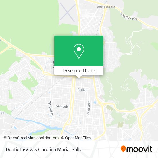 Dentista-Vivas Carolina Maria map