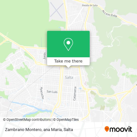 Zambrano Montero, ana María map
