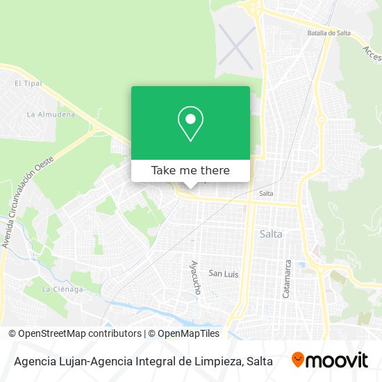 Mapa de Agencia Lujan-Agencia Integral de Limpieza