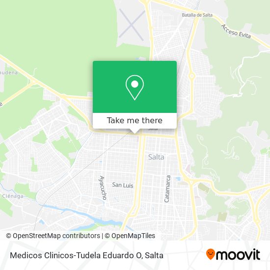 Medicos Clinicos-Tudela Eduardo O map