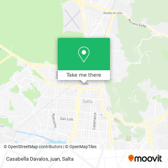 Mapa de Casabella Davalos, juan
