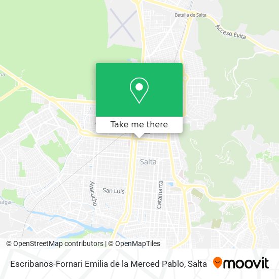 Escribanos-Fornari Emilia de la Merced Pablo map