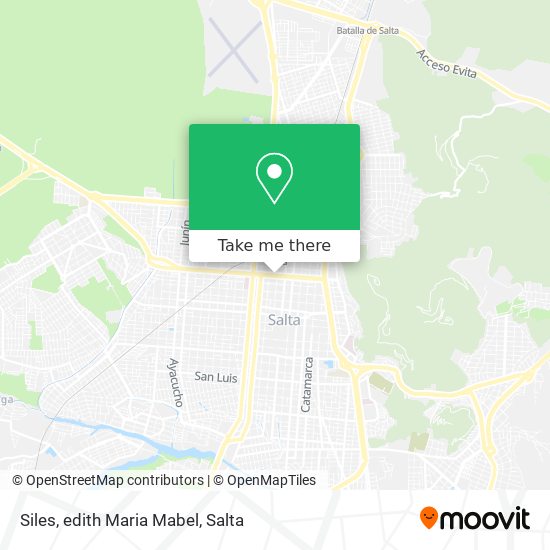 Mapa de Siles, edith Maria Mabel