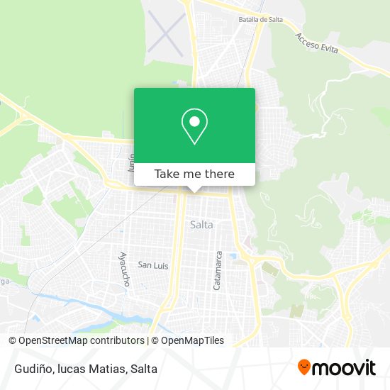 Gudiño, lucas Matias map